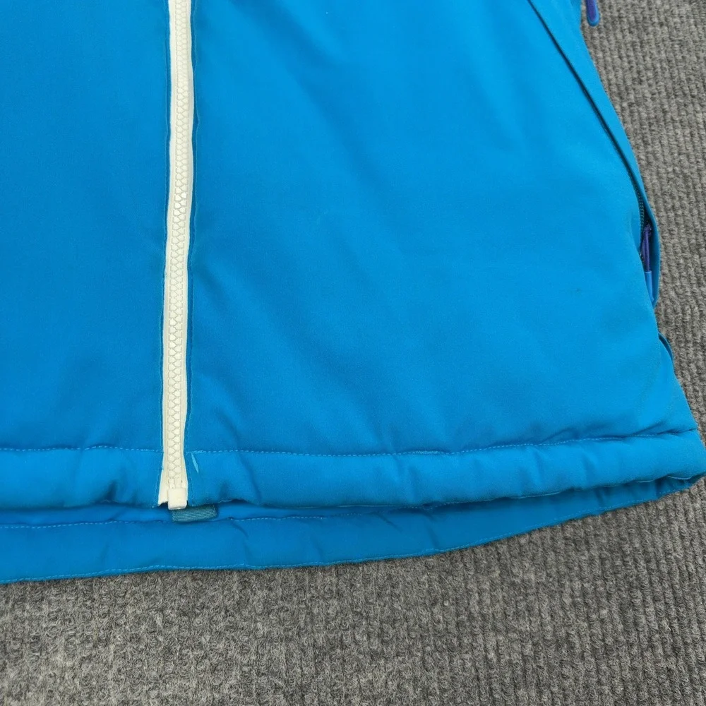 LL Bean Ski‎ Jacket Kids 18 Blue Purple TEK Waterproof Colorblock Winter Coat